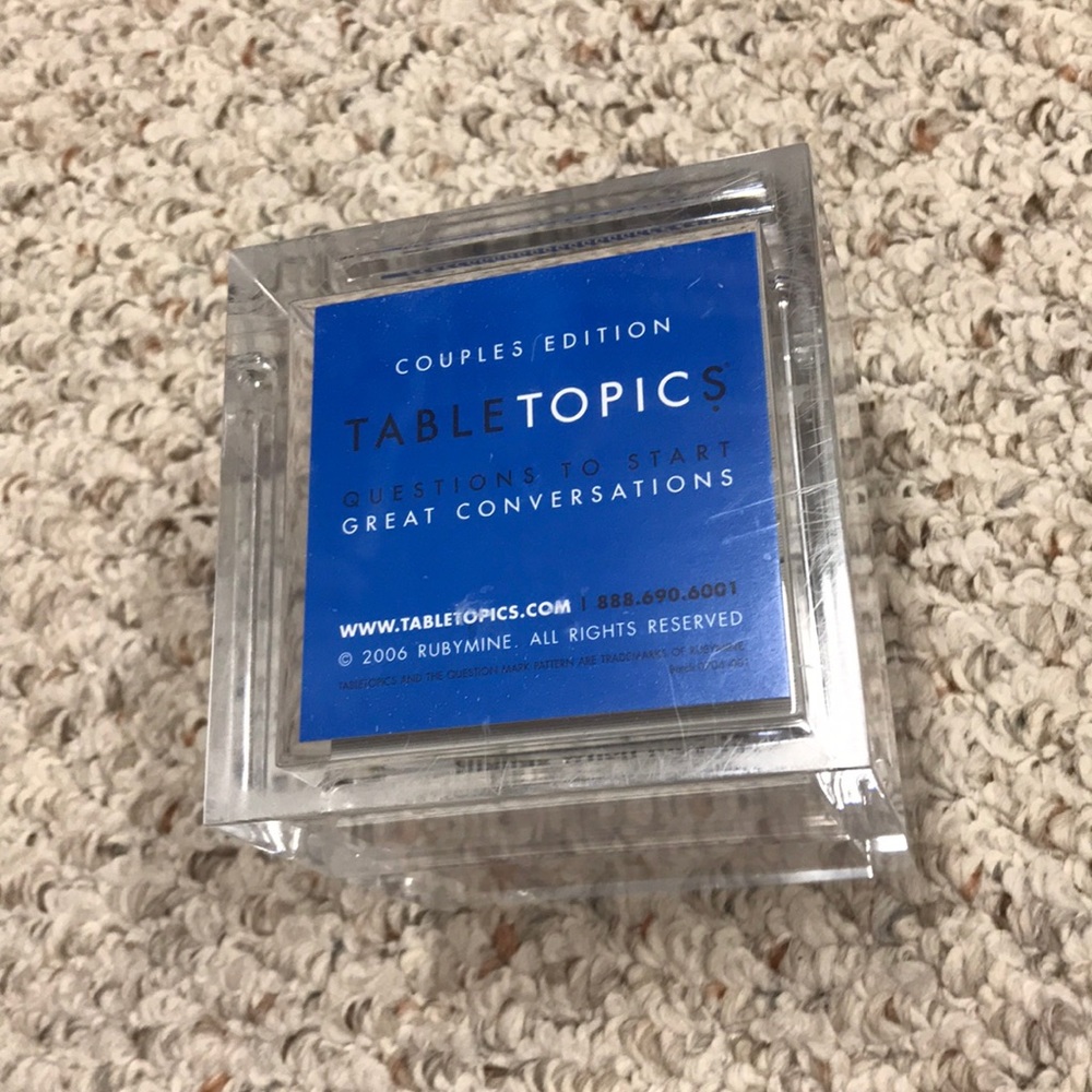 TABLE TOPICS “Couples Edition”